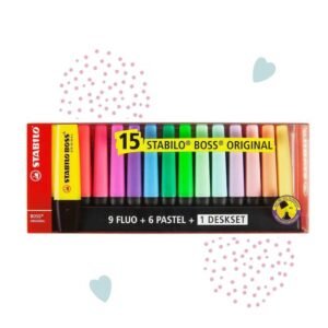 Resaltadores Stabilo Boss x 15und