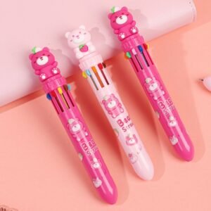 Lapicero 10 tintas multicolores "Osito"