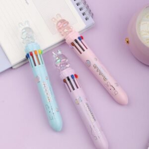 Lapicero 10 tintas multicolores "Conejo"