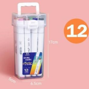 Marcadores Lanke Doble Punta x 12unds