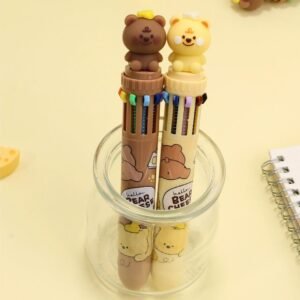 Lapicero 10 tintas multicolores "Oso"