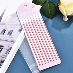 Nota adhesiva para textos rayado