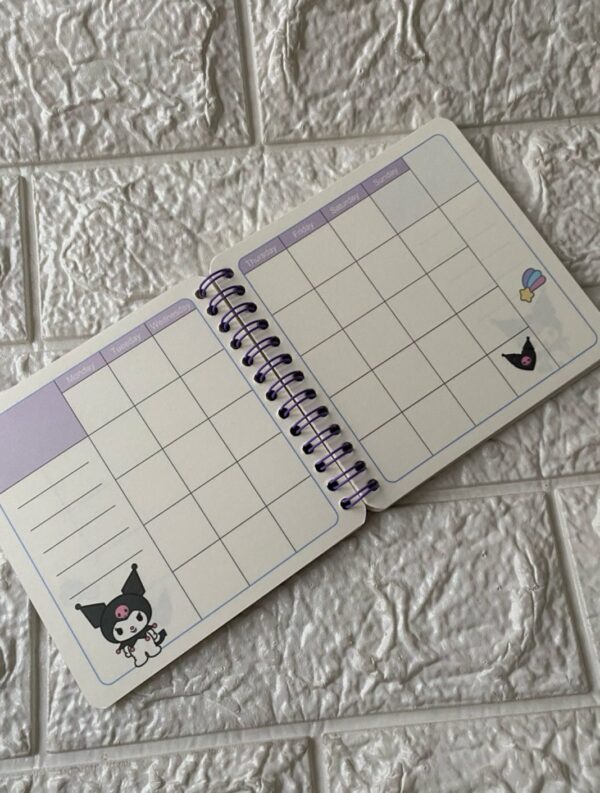 Mini Planner Semanal Sanrio