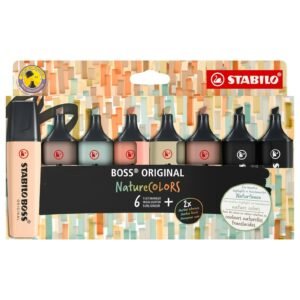 Set de 8unds resaltadores Stabilo Boss Nature Colors