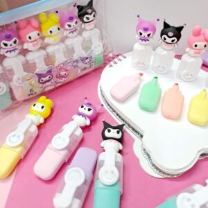 Set de 6unds resaltadores Sanrio