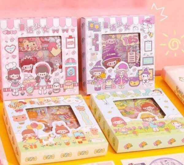 Caja de Stickers Kawaii