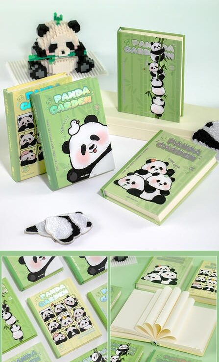 Mini Cuaderno Oso Panda